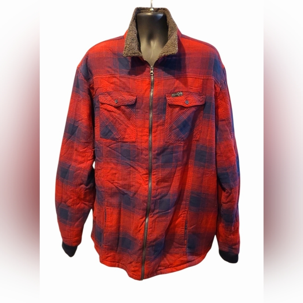 Wrangler ATG Plaid Sherpa Jacket